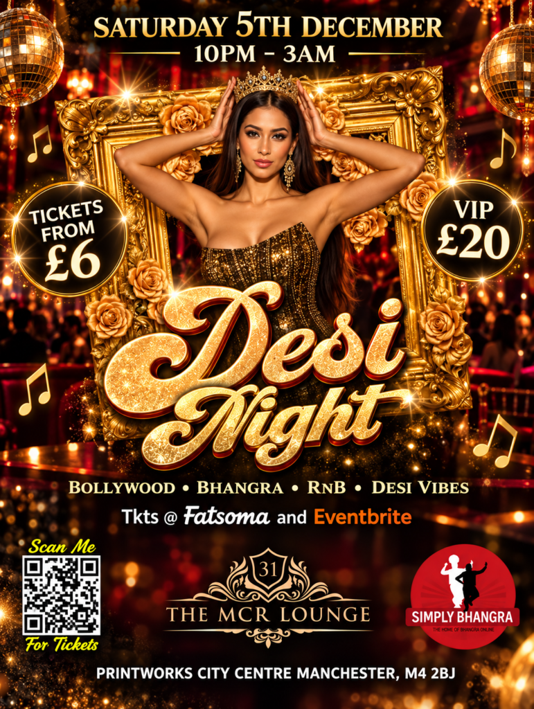 Glamorous Desi Night Luxury Club Flyer
